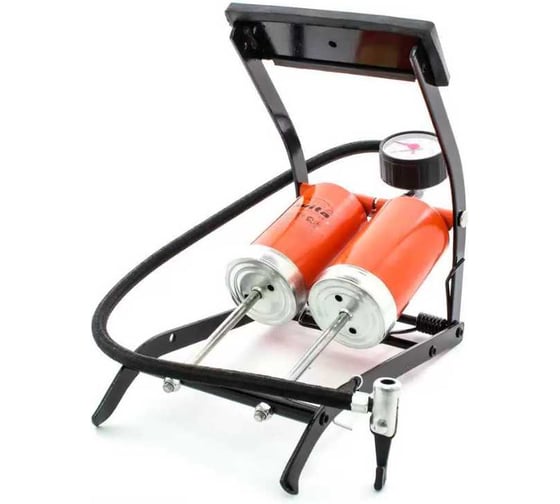 Изображение товара Насос ножной автомобильный LAVITA  двухпоршневой, 7 атм LA 190222