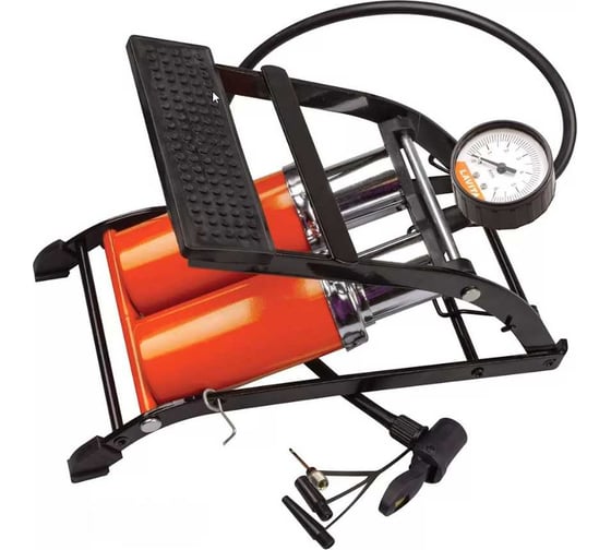 Изображение товара Насос автомобильный ножной LAVITA двухпоршневой, усиленный, 7 атм LA 190232