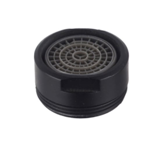 Изображение товара Аэратор латунный Melodia della vita ECO с наружной резьбой М24, черный MKP21039BLbk 22378