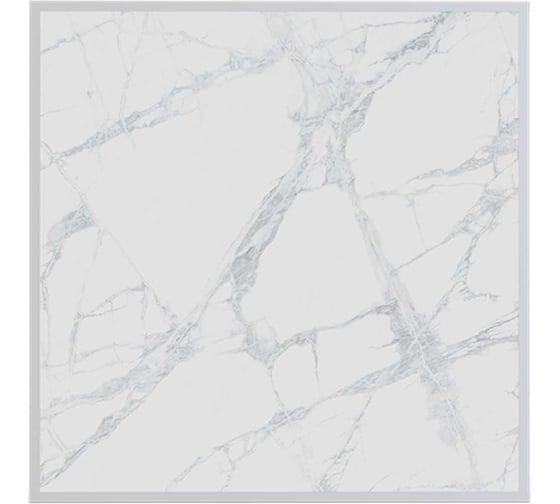 Изображение товара Отопительная панель STOUT SCT-00WW-006060 WHITE STONE SCT 60*60 белый грани RG0093A6SUVTUU