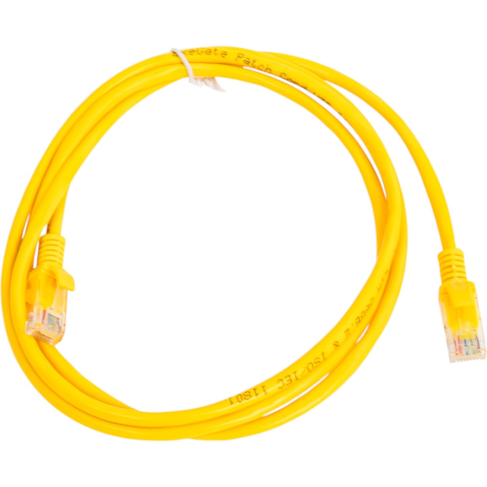 Изображение товара Патч-корд ExeGate UTP-RJ45-RJ45-5e 1.5м желтый для сети