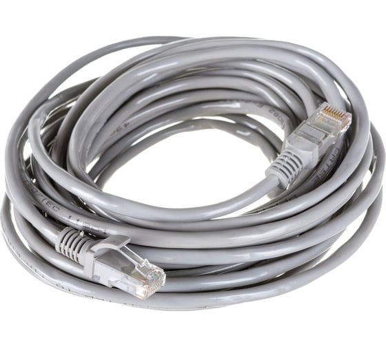 Изображение товара Патч-корд ExeGate UTP-RJ45-RJ45-5e-7,5M-GY, UTP, cat.5e, 7,5м, серый 190990