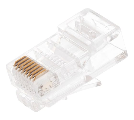 Изображение товара Коннектор NTSS RJ45 UTP 8Р8С 5е кат. Универсальный NTSS-PL-RJ45-UTP-5e