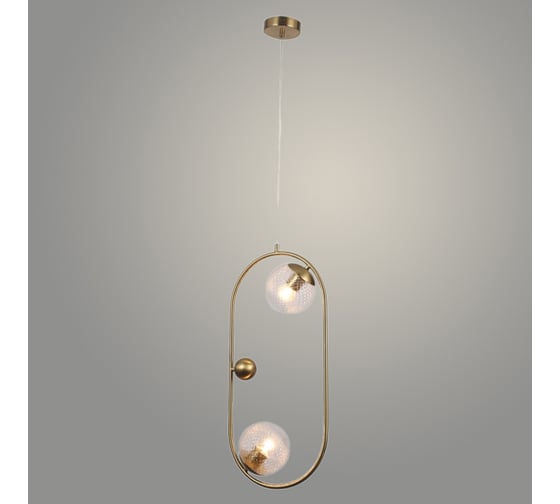 Изображение товара Люстра РОСТОК 40282/2 BRASS латунь 2x60W E27 d280 h1200, SJNG23 988367452