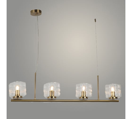 Изображение товара Люстра РОСТОК 40463/4 BR латунь 4x60W E27 d1050 h1200, SJNG23 988367405