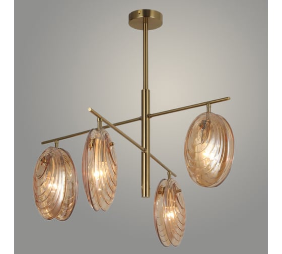 Изображение товара Люстра РОСТОК 40498/4 BRASS латунь 4x60W E14 d700 h500, SJNG23 988369434