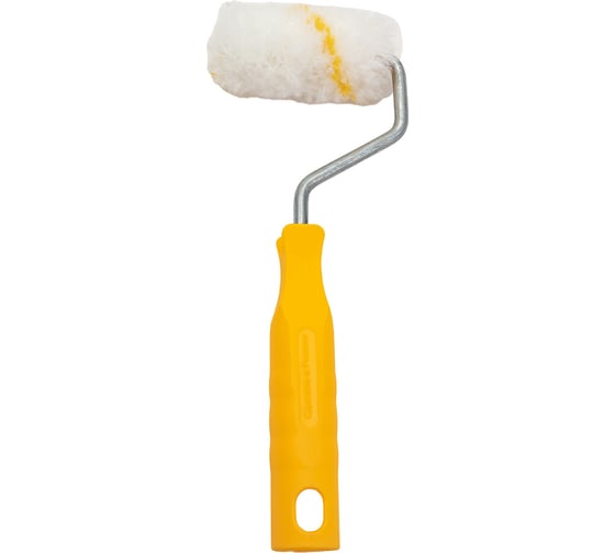 Изображение товара Мини-валик РемоКолор малярный с рукояткой Гирпан, ось 6мм, D15мм, 55мм, 06-4-520