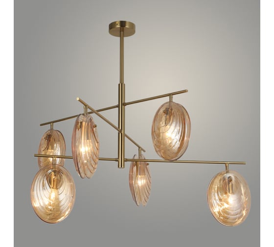 Изображение товара Люстра РОСТОК 40498/6 BRASS латунь 6x60W E14 d900 h686, SJNG23 988369436