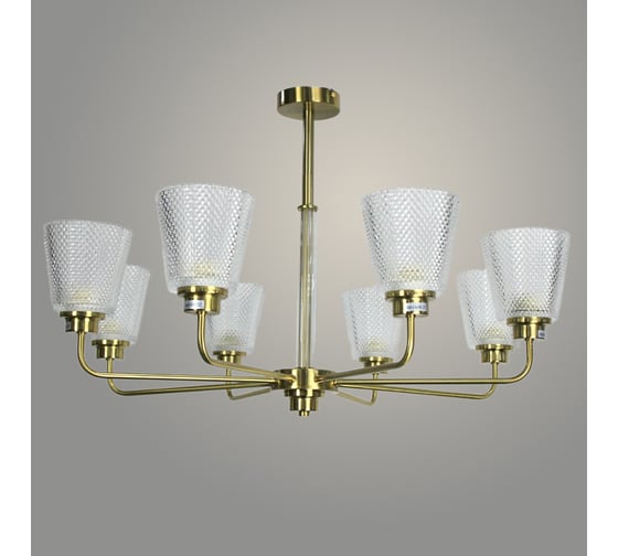 Изображение товара Люстра РОСТОК 443/8 GAB латунь 8x40W E27 d570 h480, SHGN23 988367253