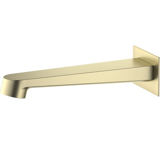 Изображение товара Излив для ванны Aquatek AQ1241BG ОБЕРОН 183 мм, шлиф. золото 00000139803