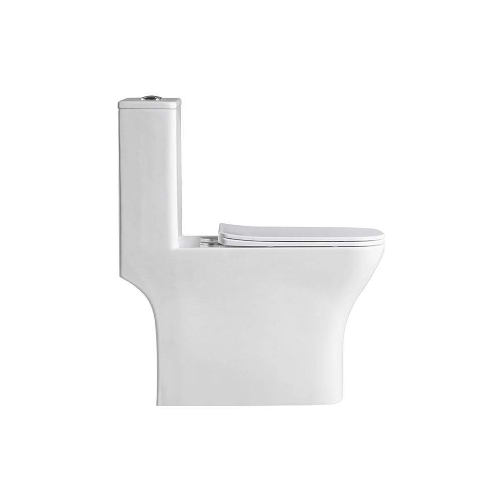 Изображение товара BelBagno NEON BB8617CPR-MN/SC: унитаз моноблок с сиденьем дюропласт и Soft Close