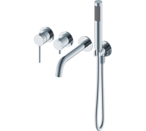 Изображение товара Смеситель для ванны встраиваемый Wonzon & Woghand Хром WW-889017-CR