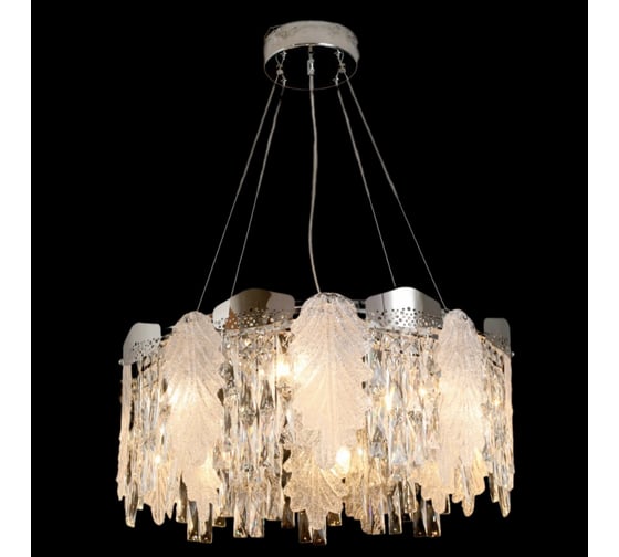 Изображение товара Люстра РОСТОК 5267/600 CR хром/хрусталь 8x60W E14 d600 h250, SDA23 988369343