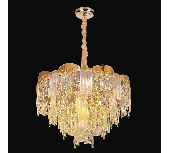 Изображение товара Люстра РОСТОК 5271/800 GD золото/хрусталь 15x60W E14 d800 h440, SDA23 988369346