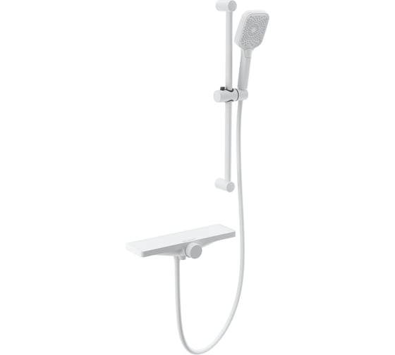 Изображение товара Смеситель для ванны с душем и термостатом Wonzon & Woghand Белый матовый WW-B2551-A-MW