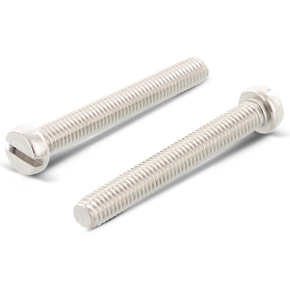 Изображение товара Винт Metiz-A2 DIN 84 M4x18 А2, нерж. цилиндр. гол. прямой шлиц, 10 шт 842418 10