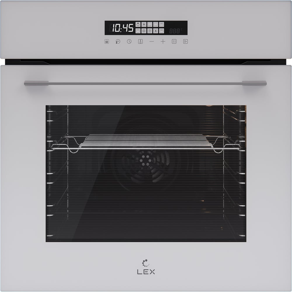 Изображение товара Электрический духовой шкаф LEX EDS 1000 WH с конвекцией и таймером