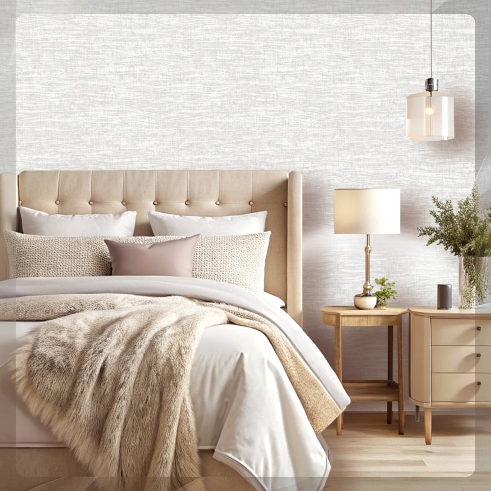 Изображение товара Обои FOX Эльба-2 ДПЛ 12550 д однотонные рельефные для интерьера 10м