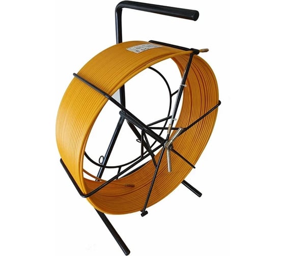 Изображение товара Протяжка для кабеля OlmiOn мини УЗК d=4,5 мм L=300 м в кассете №3, желтый СП-К3-4,5/300