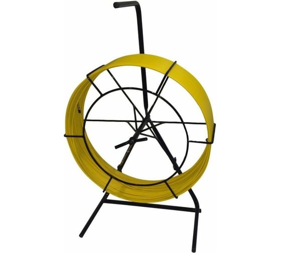 Изображение товара Протяжка для кабеля OlmiOn мини УЗК d=4,5 мм L=200 м в кассете №3, желтый СП-К3-4,5/200