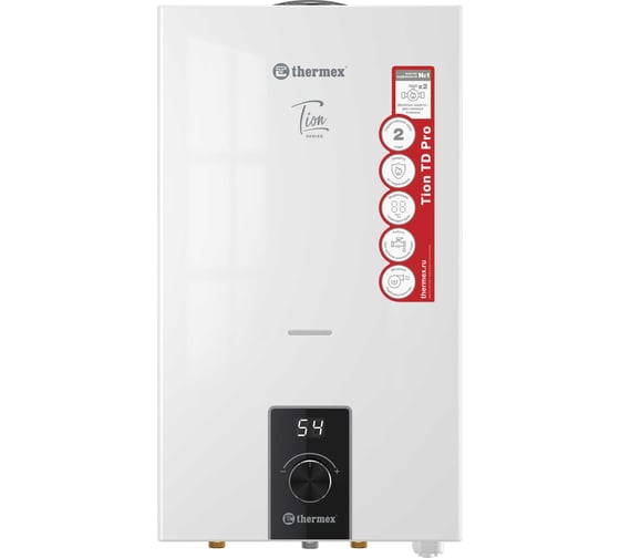 Изображение товара Водонагреватель газовый проточный Термекс бытовой THERMEX T 20 TD Pro ЭдЭБ05373