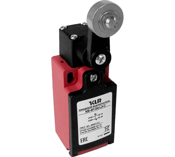 Изображение товара Выключатель концевой KLR /KB-4P-04-L3-C 2NO Slow action/10A/600VAC/Ввод М20 8800017