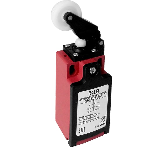 Изображение товара Выключатель концевой KLR /KB-4P-73-L2-C 2NC Slow action/10A/600VAC/Ввод М20 8800023