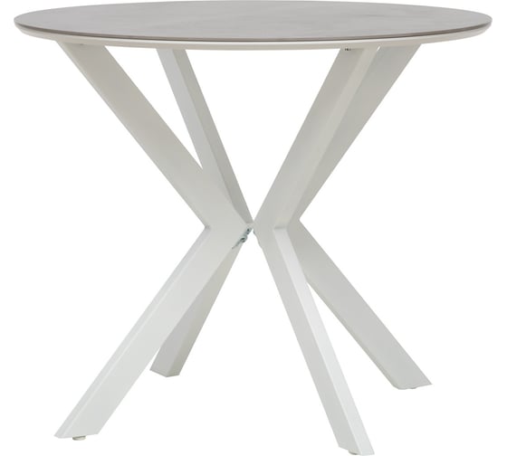 Изображение товара Стол Leset Хокку, Опора белая, керамика бетон 7691-1001