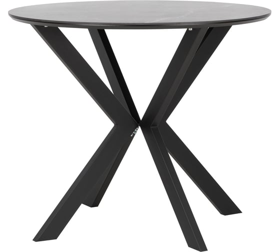 Изображение товара Стол Leset Хокку, Опора черная, керамика черный мрамор 7691-1003
