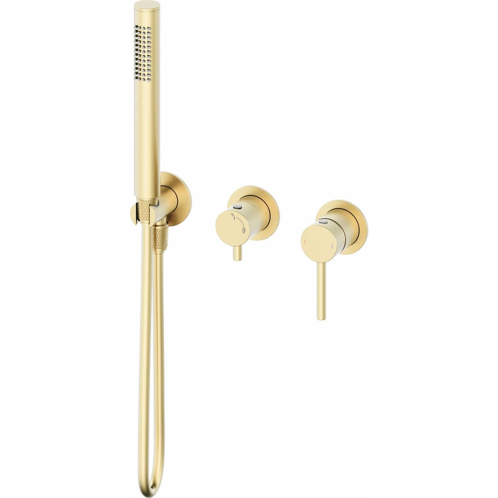 Изображение товара Встраиваемый однорычажный смеситель для душа Wonzon & Woghand бронз