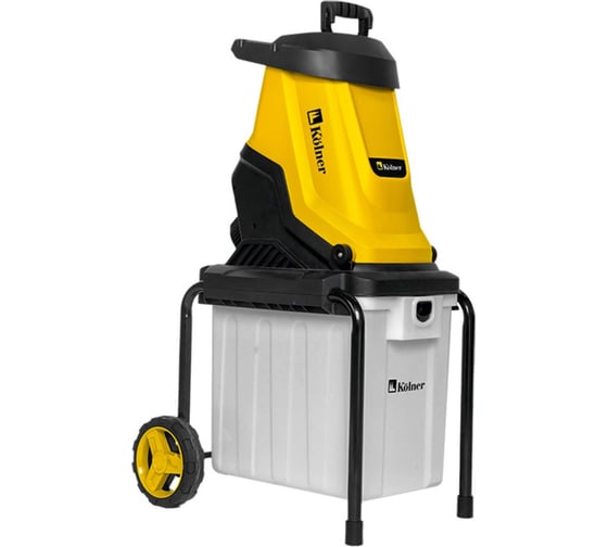 Изображение товара Измельчитель садовый Kolner 45мм, с емкостью, KESH 3000T, 3000 Вт, производительность 90кг/ч, 4500 об/мин, двойной нож, кабель 0,35м 8050400046