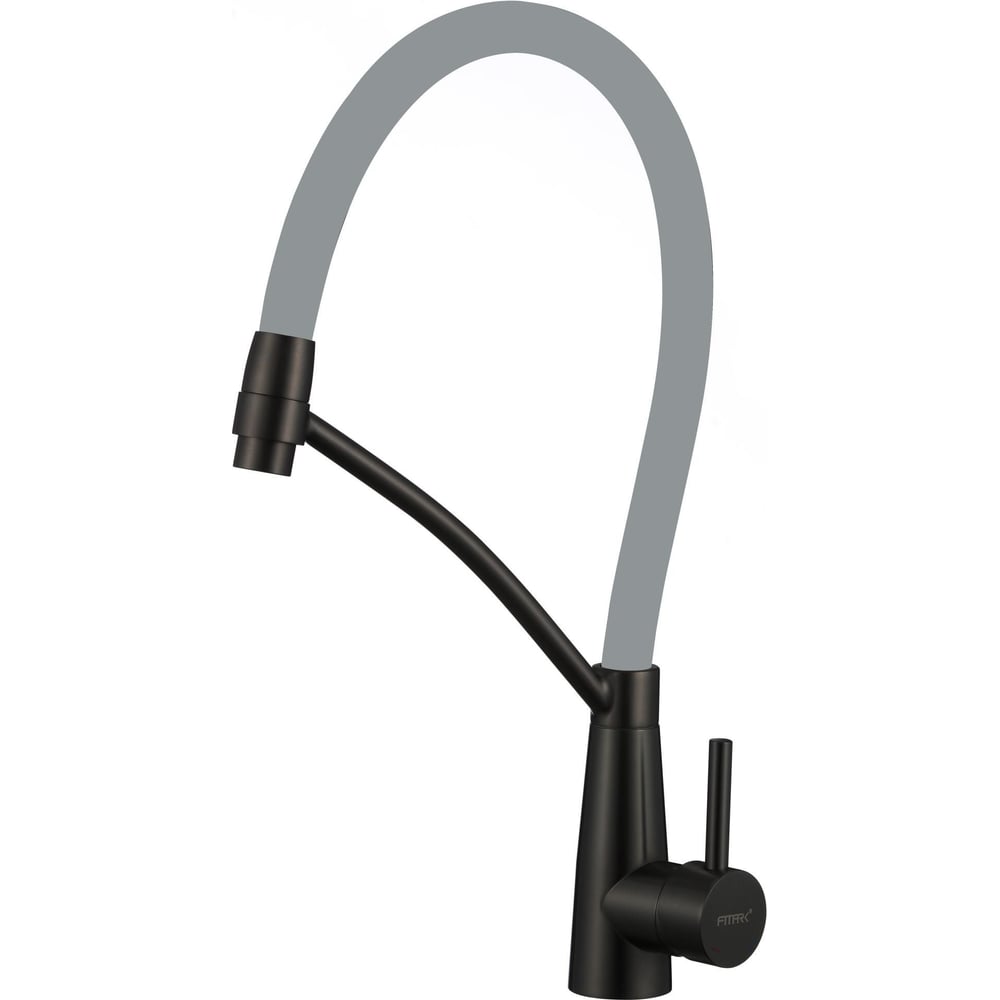 Изображение товара Смеситель для кухонной мойки Fmark FS8255H-04 однорычажный матовый серый