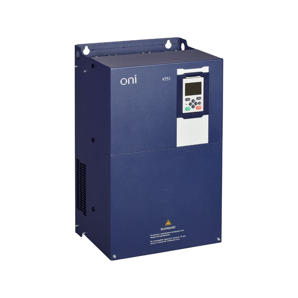 Изображение товара Преобразователь частоты ONI K751 380В 3Ф 55-75кВт 112-150А встроенный тормоз K751-33-5575TM