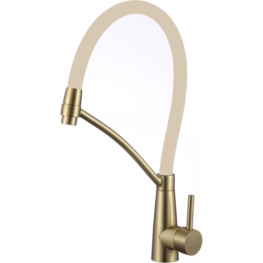 Изображение товара Современный однорычажный смеситель для кухни с фильтром и матовым покрытием Fmark FS8255C-12