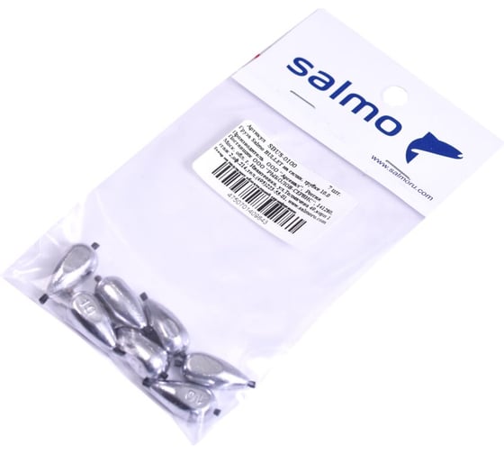 Изображение товара Груза на силиконовой трубке SALMO BULLET 10.0г, 7шт SBUS-0100