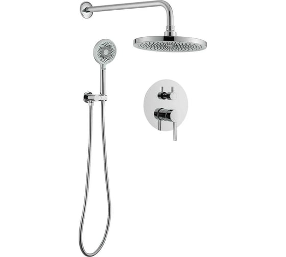 Изображение товара Встраиваемая душевая система VIDAGE Корбу, круглая, цвет хром 0626008