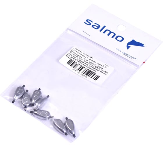 Изображение товара Груза на силиконовой трубке SALMO BULLET 05.0г, 7шт SBUS-0050