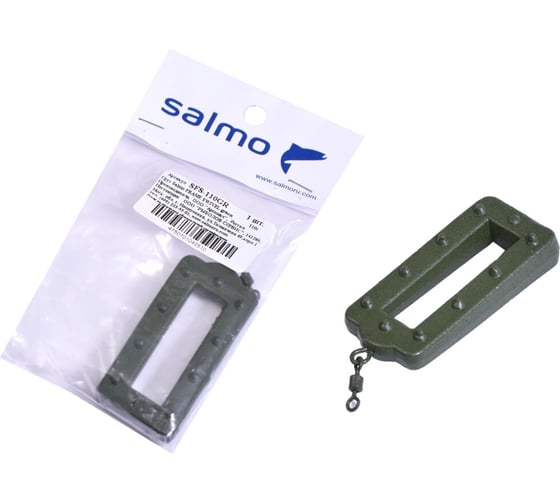 Изображение товара Груз SALMO FRAME SWIVEL green 110г SFS-110GR