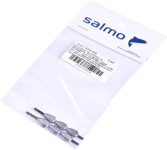 Изображение товара Груза косичка SALMO TAIL DROPLET 2.0г, 2шт STD-002
