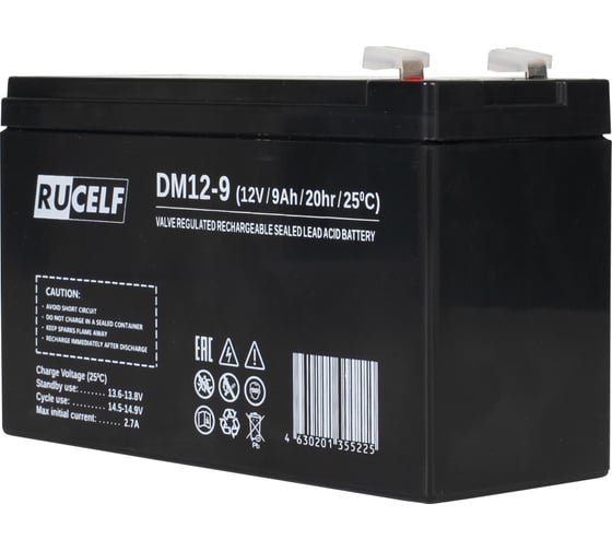 Изображение товара Аккумуляторная батарея RUCELF DM12-9 КА-00010336