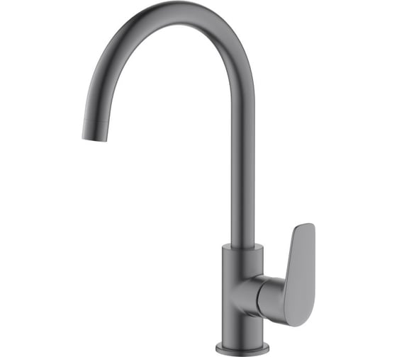 Изображение товара Смеситель для кухни Aquatek AQ1182BGM БЕТТА, шлиф. черный хром 00000139683