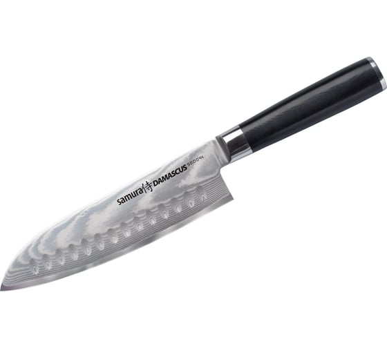 Изображение товара Нож кухонный Сантоку Samura DAMASCUS 180 мм, G-10, дамаск 67 слоев SD-0094/K
