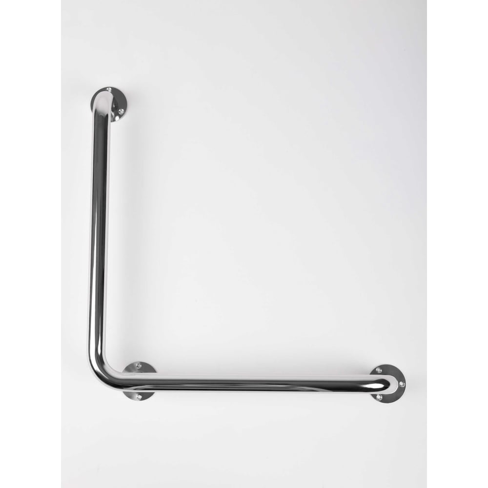 Изображение товара Поручень настенный Г-образный AQUATEK 600х600 мм нержавеющая сталь хром