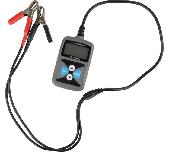 Изображение товара Портативный тестер АКБ автомобилей WIEDERKRAFT WDK-21122