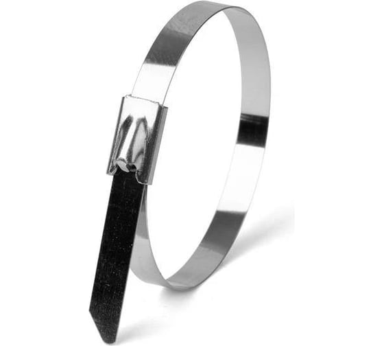 Изображение товара Хомут HLT AISI 304 из нержавеющей стали, 4.6x250 упаковка 100 шт. 084-01-303