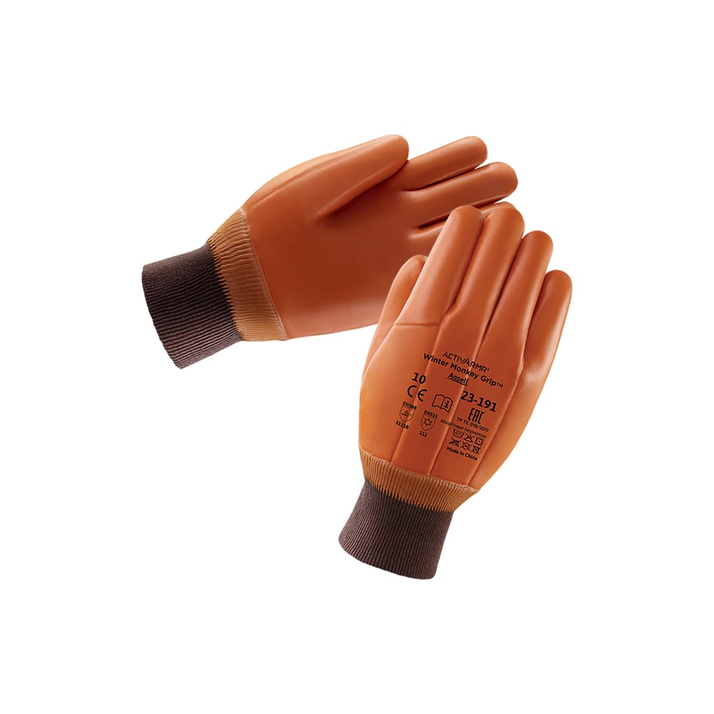 Зимние перчатки от механических повреждений Ansell перчатки ansell