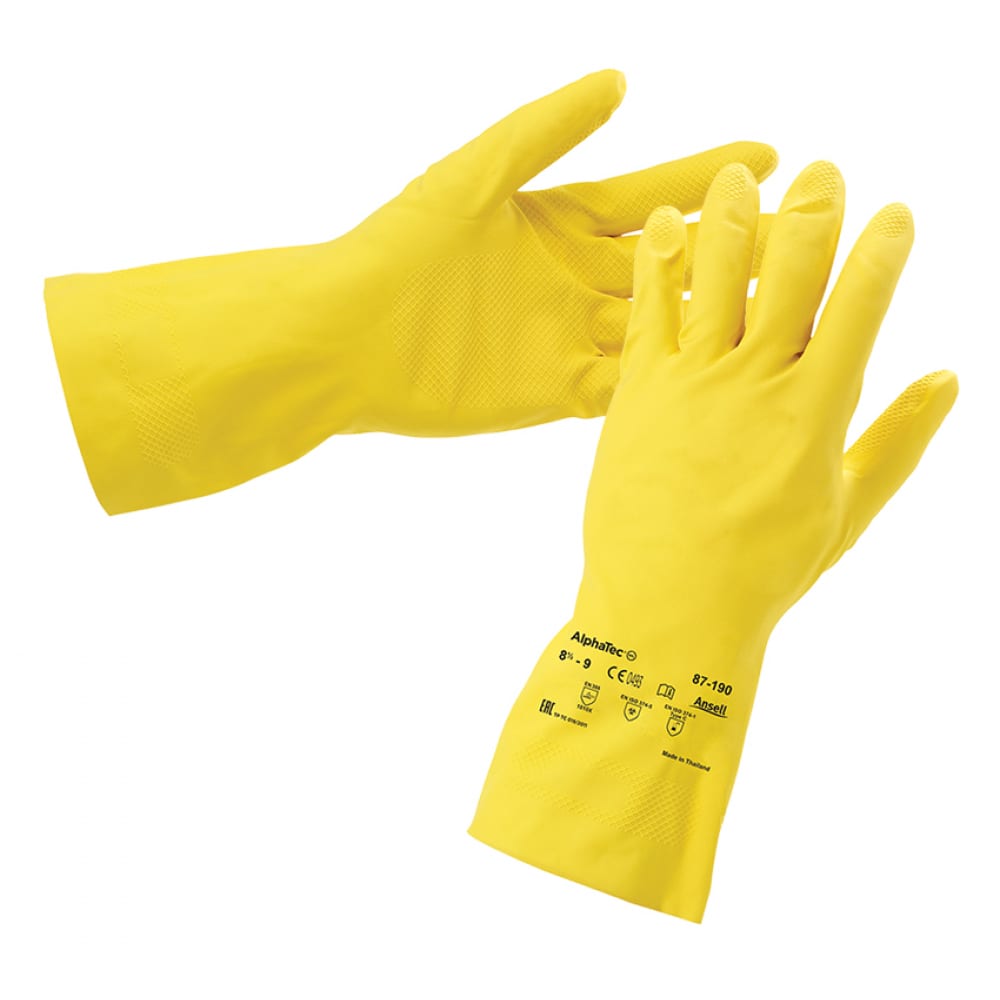 Влагостойкие химостойкие перчатки Ansell химостойкие перчатки ansell