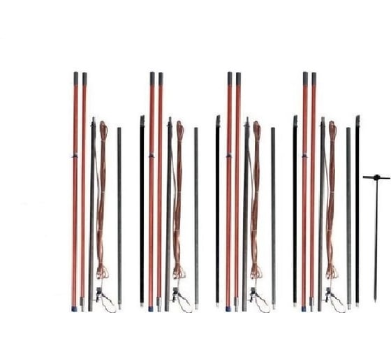 Изображение товара Комплект штанг Антиток для ВЛ, без подъема на опору, до 1 кВ КШЗ-1Д 471503