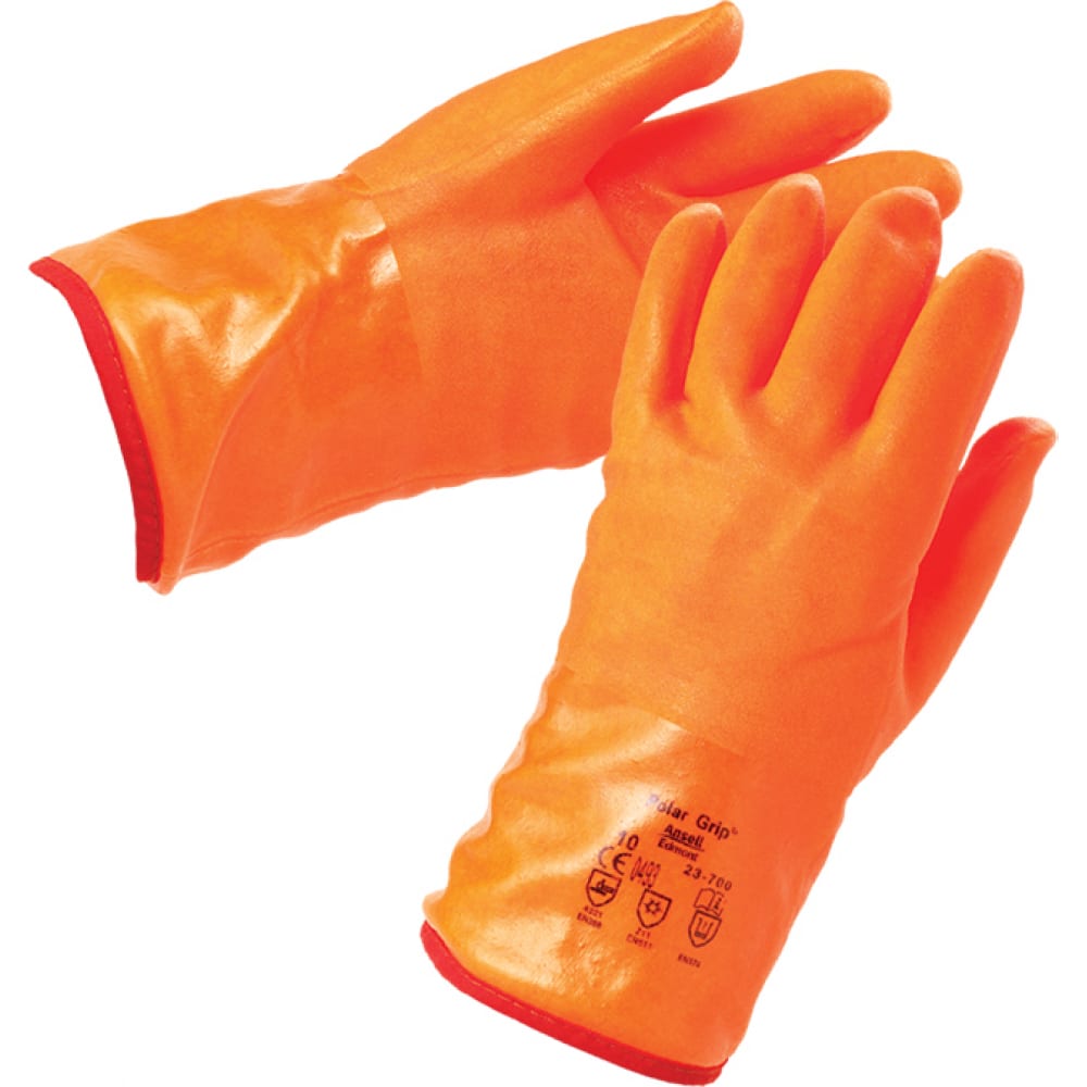 фото Зимние влагостойкие перчатки ansell