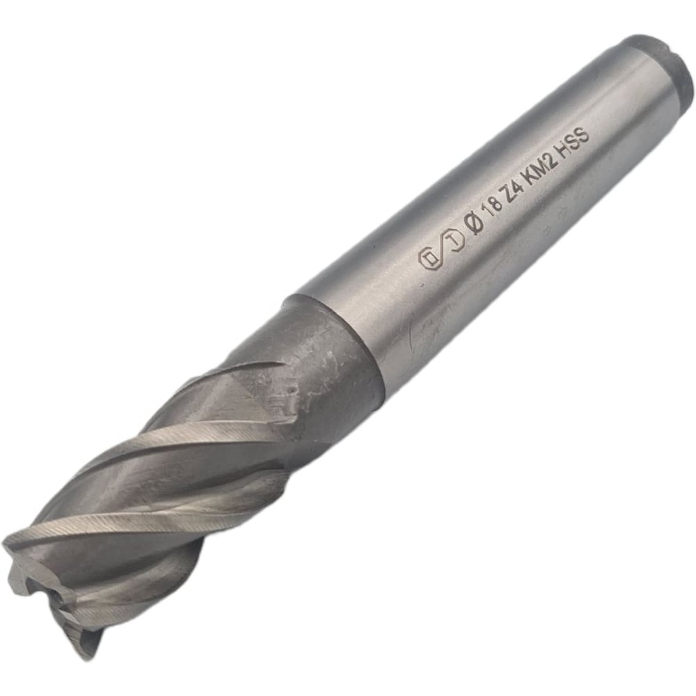 Изображение товара Фреза концевая HSS 18x32x117 мм КМ2, Z-4, МК-2, без покрытия
